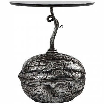 Стол BOGACHO 17142 АСр - античное серебро, цвет столешницы Серебро (С), цв. к. Античное серебро(АСр)